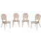 Flash Furniture Lourdes Thonet French Bistro Stacking Chair, Natural/White PE Rattan and Bamboo Print Alum Frm, 4PK 4-SDA-AD642002S-NATWH-LTNAT-GG - alternate 7